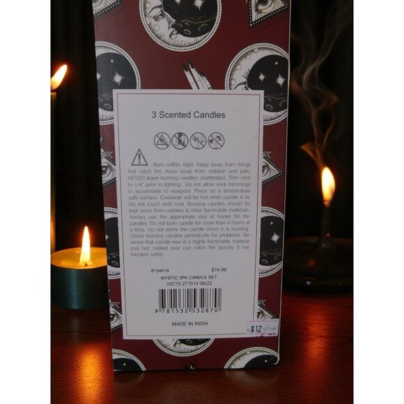 I Am The Universe Candle Set Travel Tin Pomegranate Noir Scented Decor Gift New - Picture 6 of 9